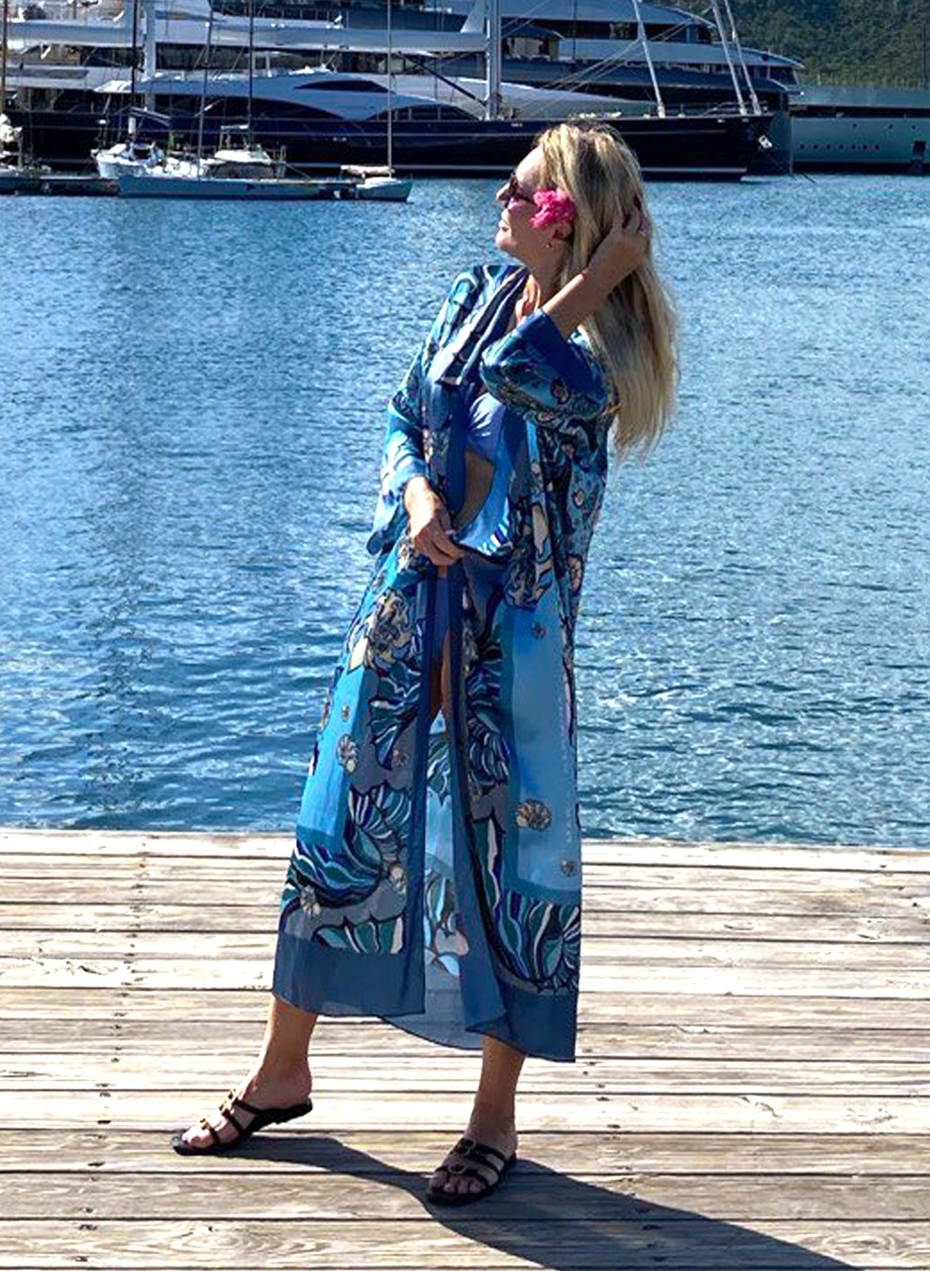 Blue ocean tounic dress-min
