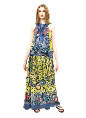 Yellow Ocean Depth Dress