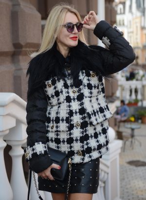 Black & White Coat