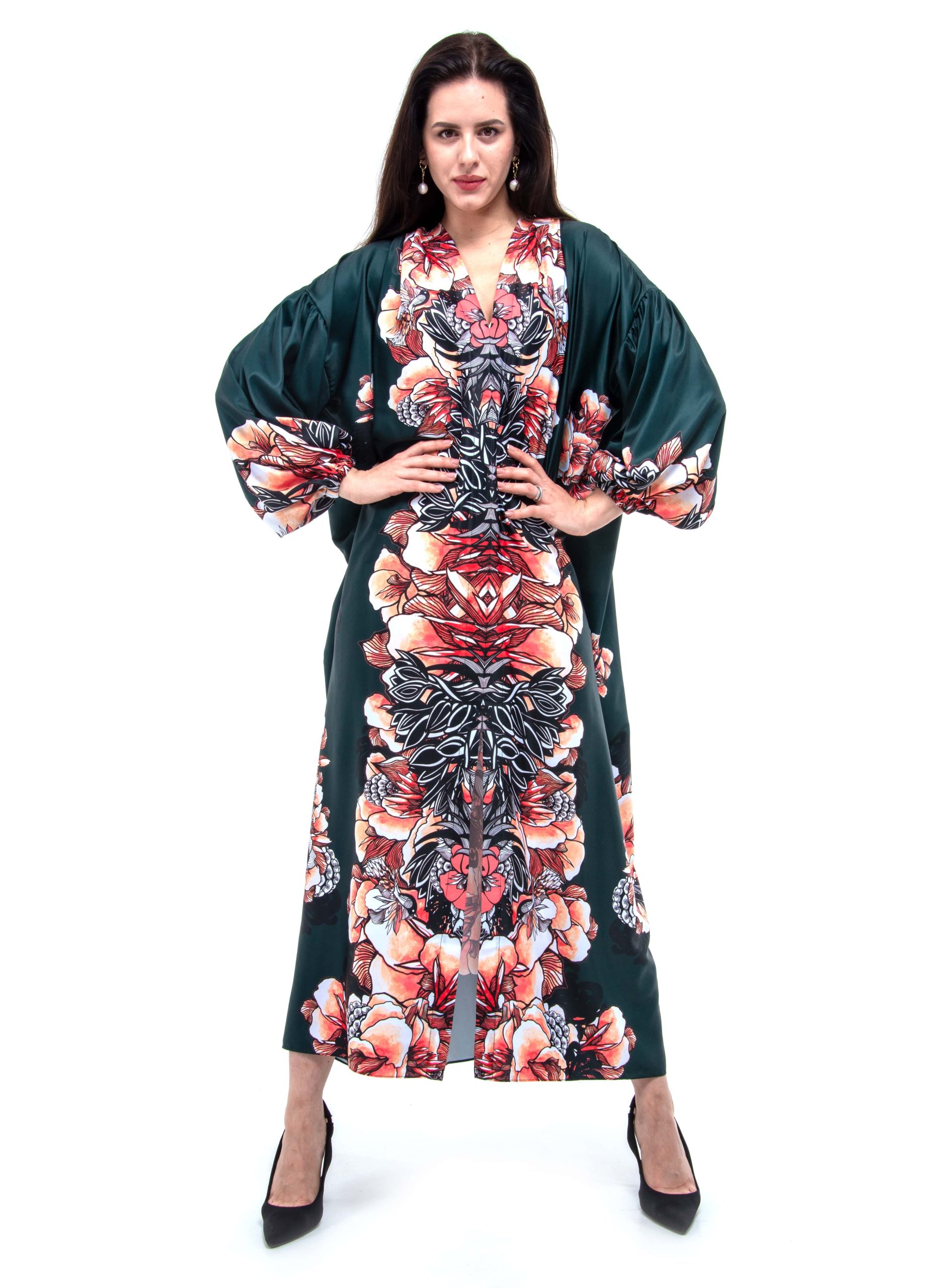 dark green oberig dress-min