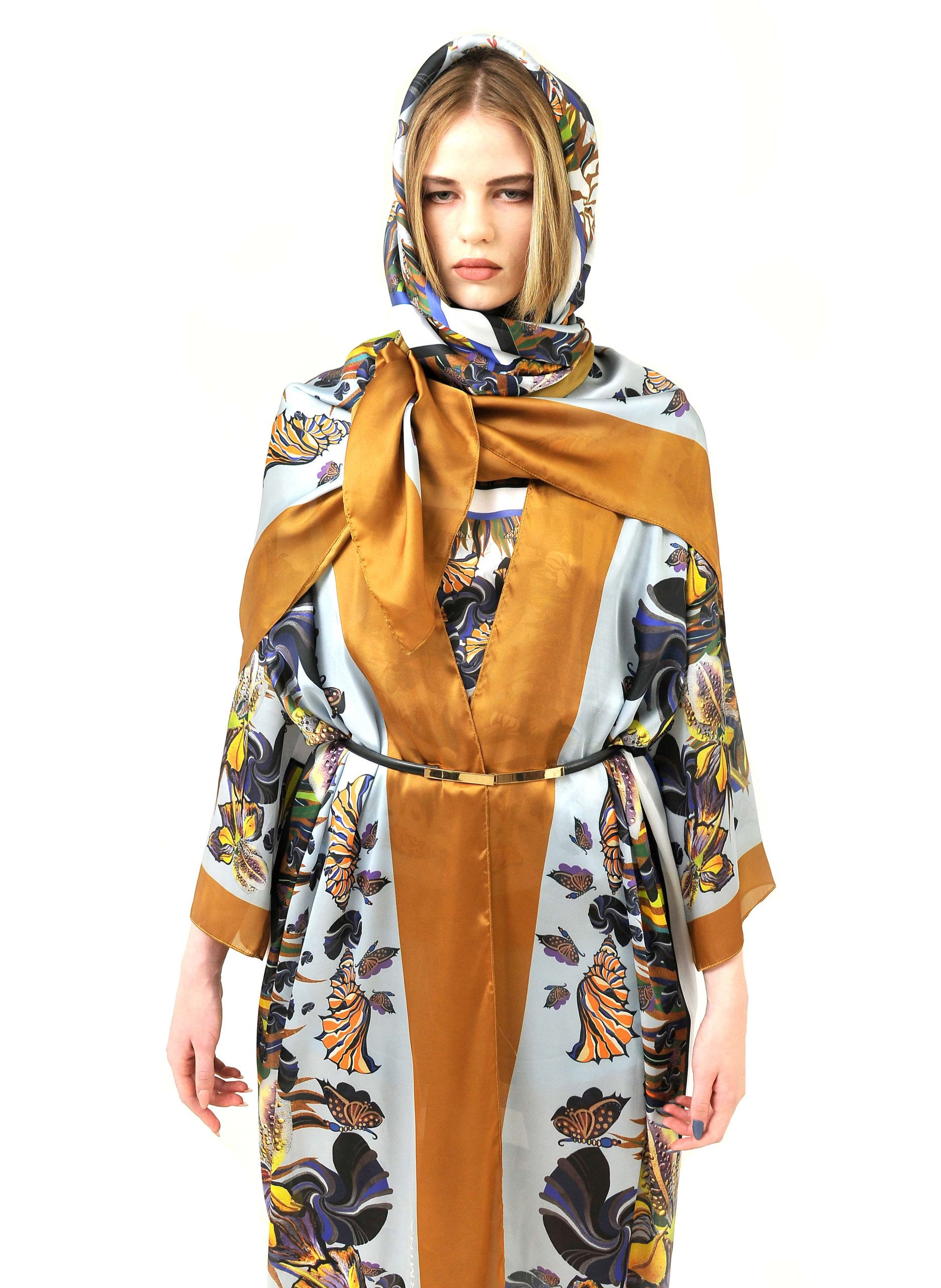 long gold tounic dress scarves-min-min