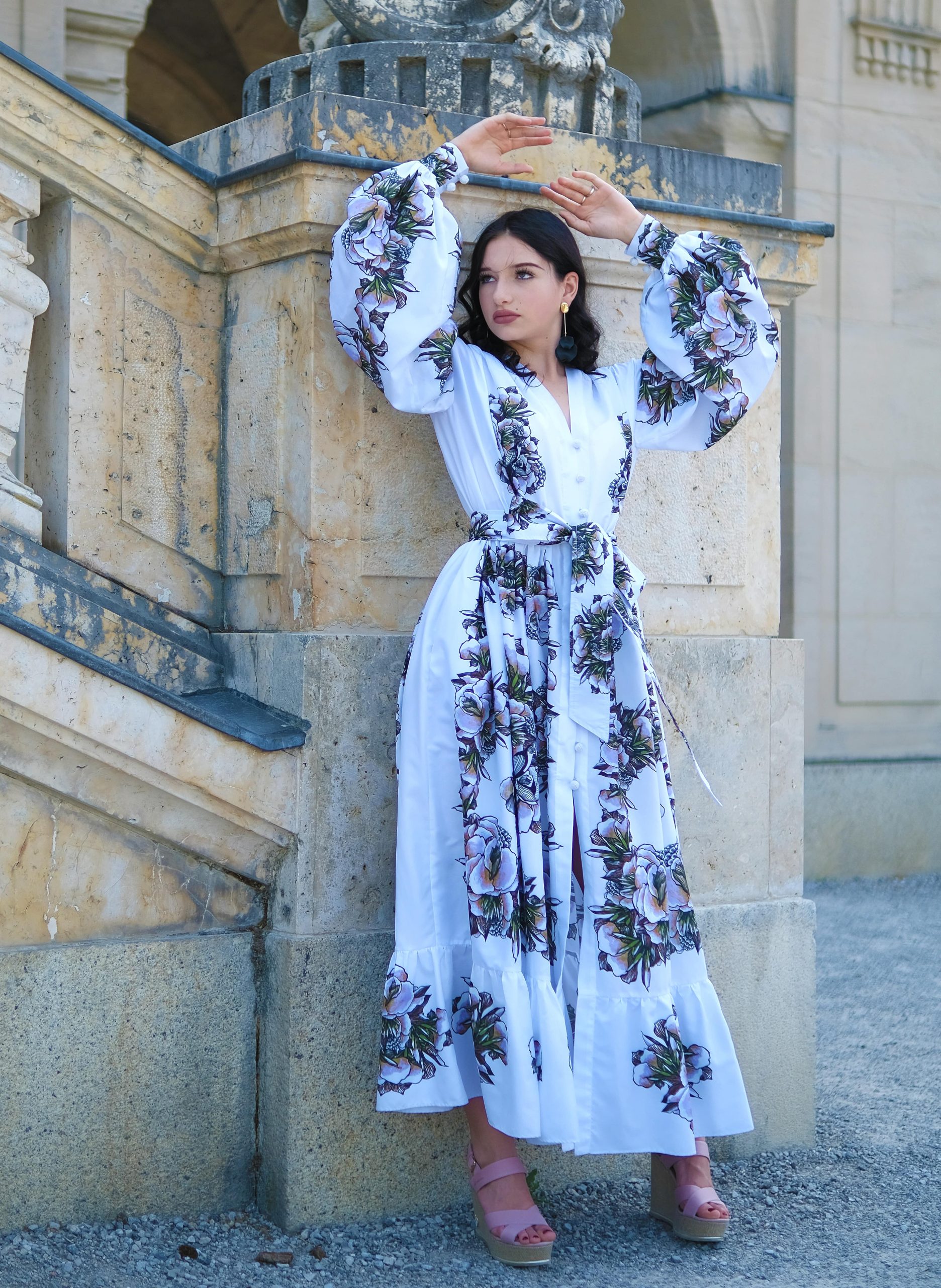 long white dress with long sleeves-min (1)