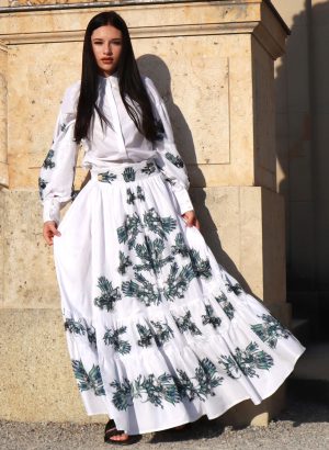 White Maxi Skirt