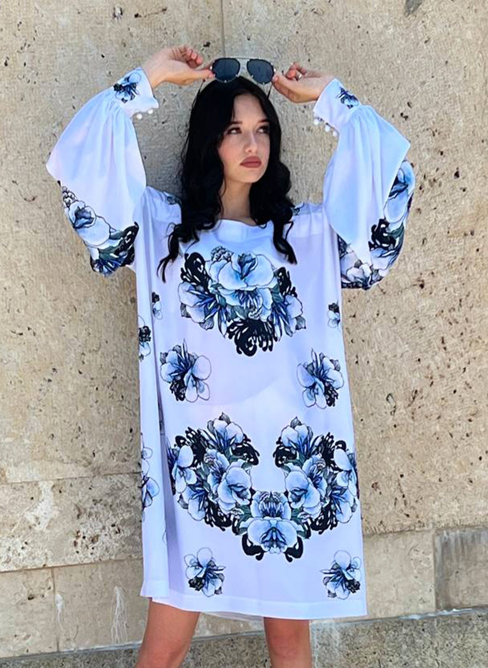 short grey grey dress