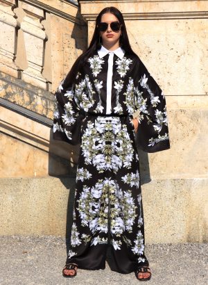 Black Kimono Suit